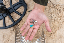 Valuables From Finding Underground Treasures With Metal Detectors.
