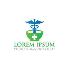 Wall Mural - medical logo , pharmacy logo vector