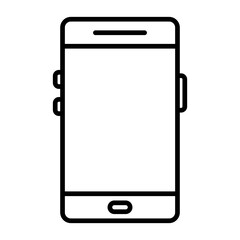 Canvas Print - Smartphone Line Icon