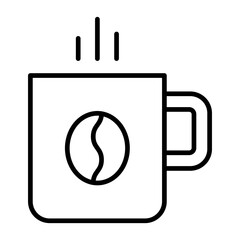 Poster - Coffee Line Icon