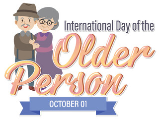 Sticker - International Day for Older Persons Poster