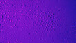 Leinwandbild Motiv Purple background with water drops. Neon color with a gradient from magenta to blue. Copy Space.