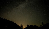 Fototapeta Niebo - Nocne niebo nad chochołowską