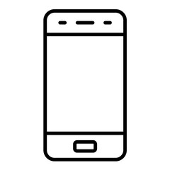 Poster - Smartphone Line Icon