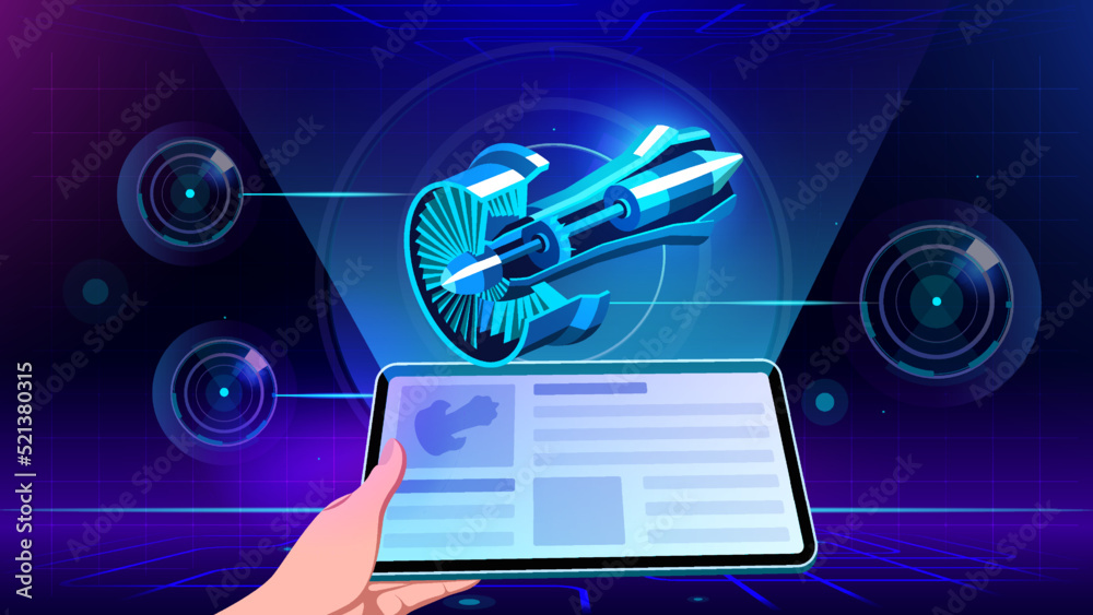 Visualizing and Experiencing 3D model of a Jet Engine in Augmented ...