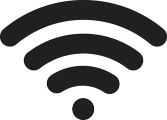 Poster - Wifi icon vector, wireless internet sign. Remote internet access symbol