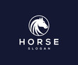 Horse Logo. Modern Horse Logo Template