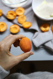 Fototapeta Sypialnia - Apricot / Time for homemade cake 