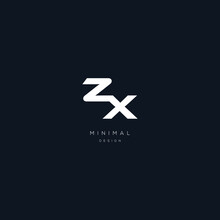 Initial Letter Zx Sport Vector Icon