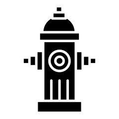 Poster - Hydrant Glyph Icon