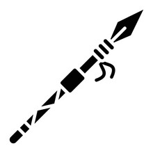 Spear Line Icon