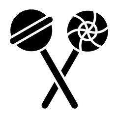 Sticker - Lollipop Glyph Icon