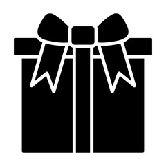 Poster - Gift Box Glyph Icon