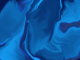 Wall Mural - blue wave background