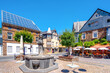 Marktplatz von Treis Karden, Mosel, Rheinland Pfalz, Deutschland 