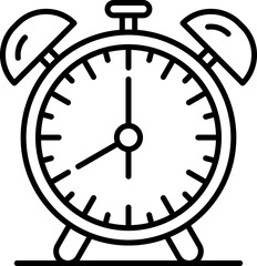 Canvas Print - Alarm Clock Icon