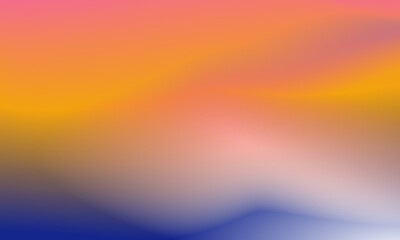 Beautiful gradient background yellow and blue smooth and soft texture