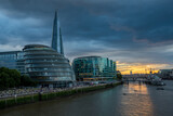 Fototapeta  - Sunset over London