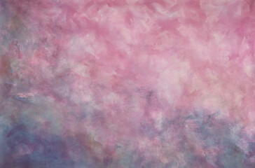 Poster - Abstract painting background. Pink and magenta colors.