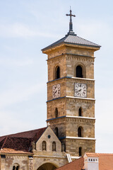 Wall Mural - Architectural details of cathedral. View of church in Alba Iulia, Romania, 2021.