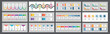 © Abbasy  Kautsar - Collection of business infographic design template with options, steps or processes. Can be used for presentation, diagram, annual report, web design, workflow layout