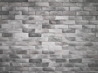 Wall Mural - white and gray brick wall background