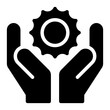 quality of life glyph icon