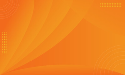 Poster - Modern abstract colorful gradient orange background with shape. Vector illustration.