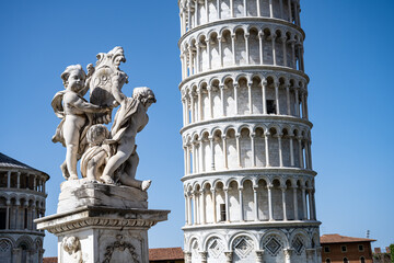 Wall Mural - A close-up from the tower of Pisa