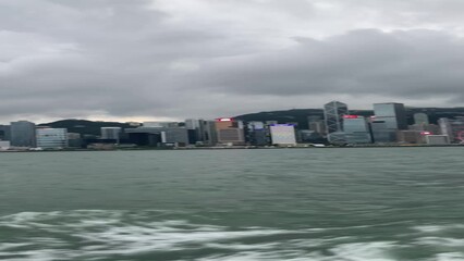 Poster - Grattes ciel de la baie de Hong Kong