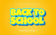 © galord - Back to school editable text effect template