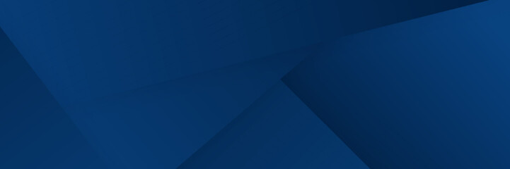 Aufkleber - Modern dark blue banner geometric shapes corporate abstract technology background. Vector abstract graphic design banner pattern presentation background web template.