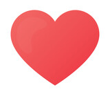 Fototapeta Zwierzęta - red heart icon