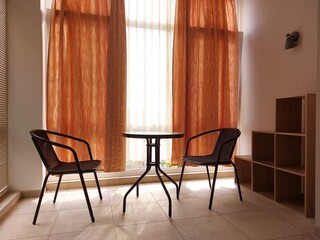 Wall Mural - two chairs and table