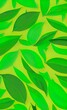 Leinwandbild Motiv a green leaves texture background