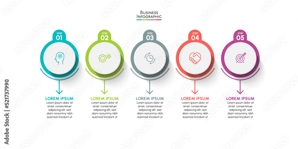 Visualization Timeline Inforgraphic Business data visualization. timeline infographic icons designed for ...