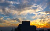 Fototapeta Na sufit - 몽환적인 구름과 일몰