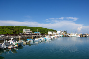 Fototapete - Tung liang fishing harbor