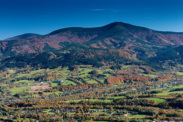 Wall Mural - Autumn mountain landscape