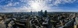 © Sam Foster - Manchester City Centre Drone Aerial View Above Building Work Skyline Construction Blue Sky Summer Beetham Tower Apartments Estate Agent 2022 Panoramic