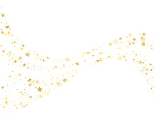 Wall Mural - Magic gold sparkle texture vector star background.