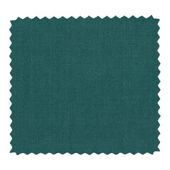 Sticker - Green zigzag fabric sample transparent PNG