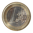 © Claudio Divizia - 1 euro coin, European Union transparent PNG