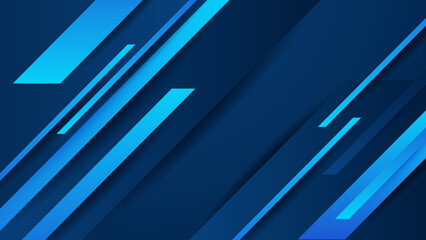 Abstract design with blue geometric background. Blue banner background. Vector abstract graphic design banner pattern background template.