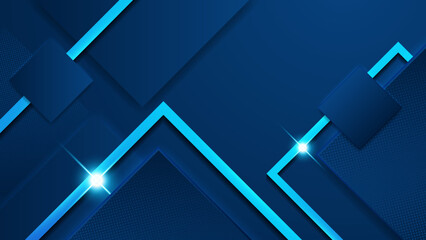 Abstract design with blue geometric background. Blue banner background. Vector abstract graphic design banner pattern background template.