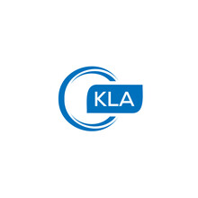 KLA Letter Design For Logo And Icon.KLA Typography For Technology, Business And Real Estate Brand.KLA Monogram Logo.vector Illustration.