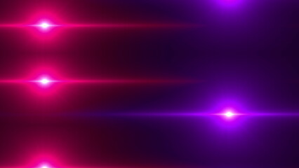 Poster - Fractal rays with glowing impulse lights. Computer generated 3d render