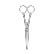 Realistic Metal Scissors. Cutting Tool For Handmade, Tailoring, Sewing And Needlework