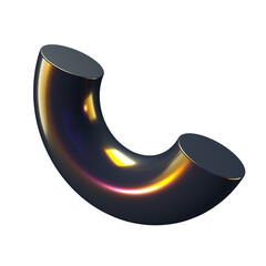 Poster - 3d render primitive. Iridescent sphere, torus, cone, cube, tube. Glossy geometric shape