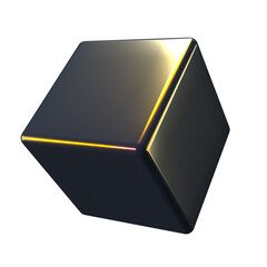 Poster - 3d render primitive. Iridescent sphere, torus, cone, cube, tube. Glossy geometric shape